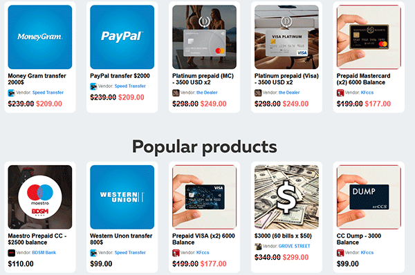 dark web search engine