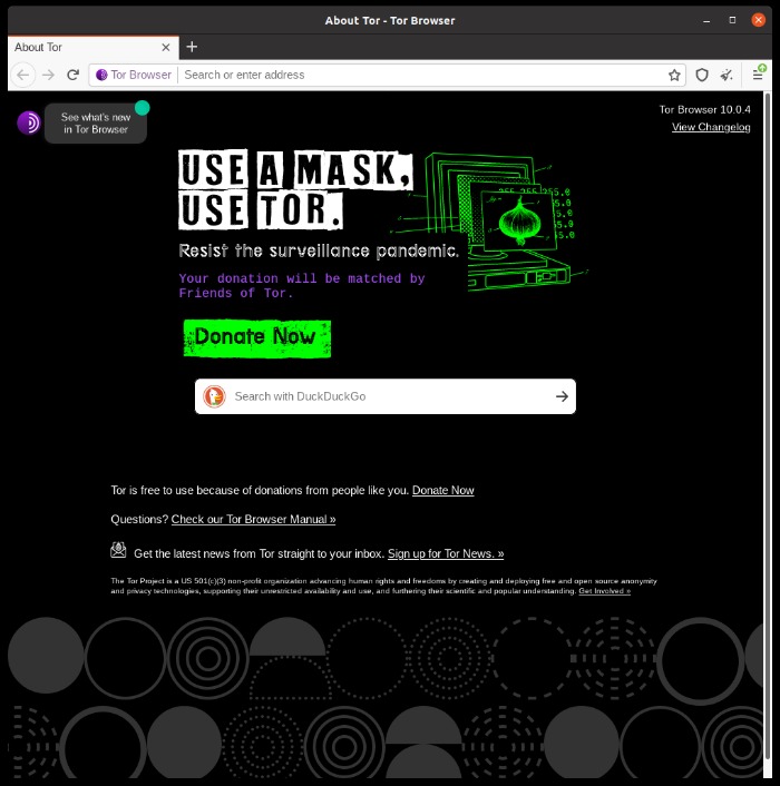 tor for dark web
