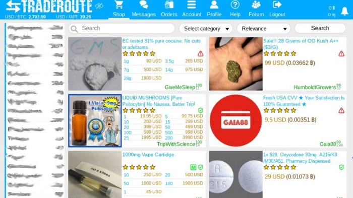 how to shop on dark web