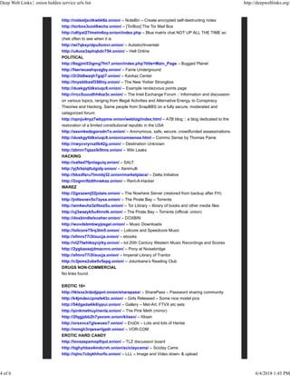 deep web links reddit 2023