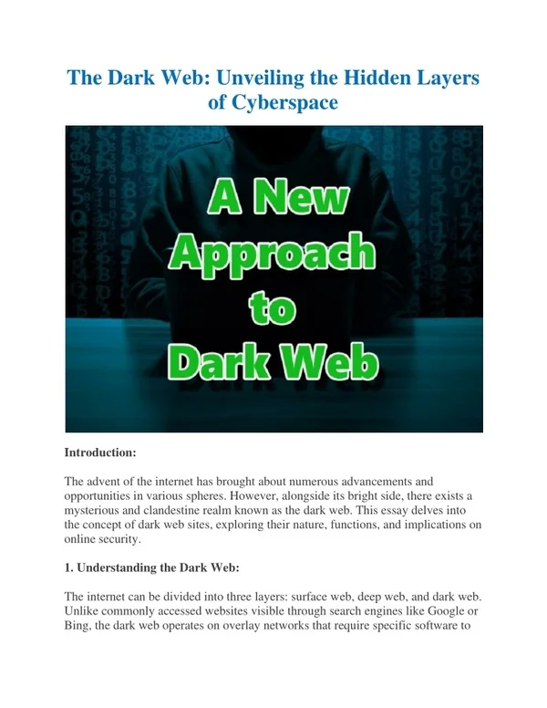 how to shop on dark web