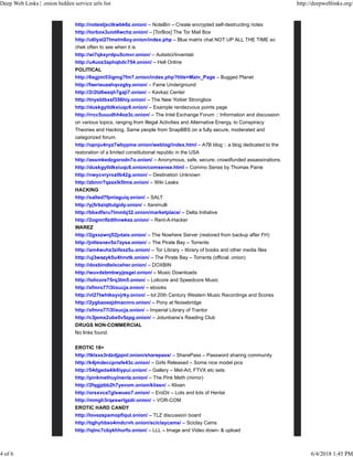 deep web links 2025 reddit